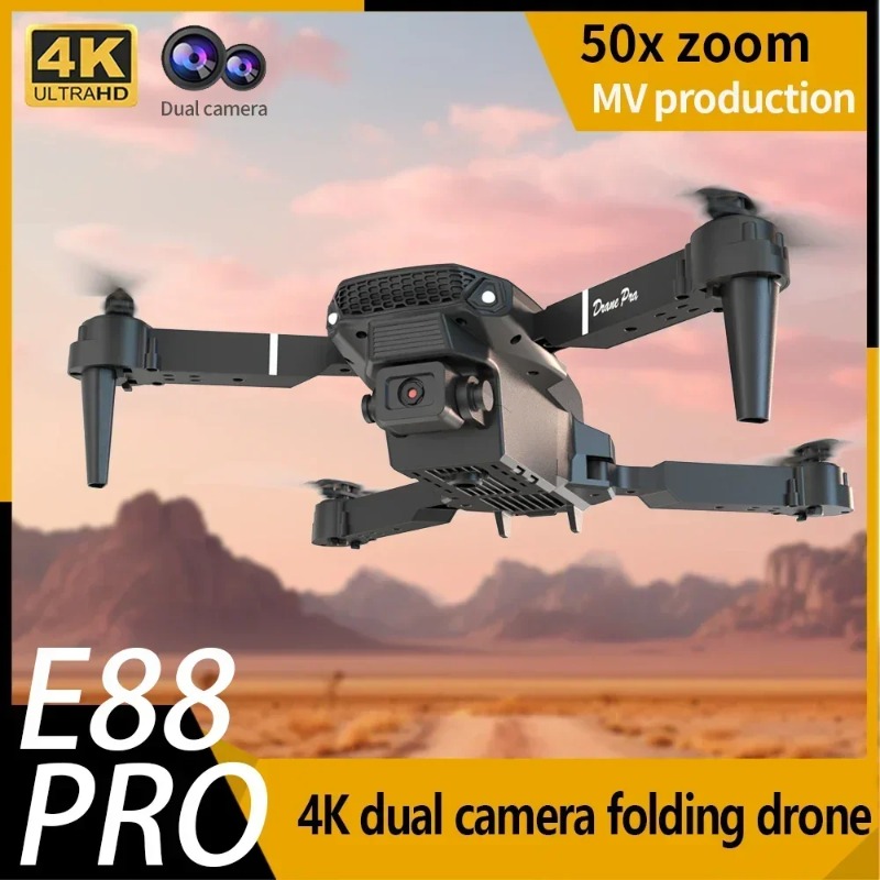 Rc Drone E88 - E88 Mini Drone 4K HD Camera