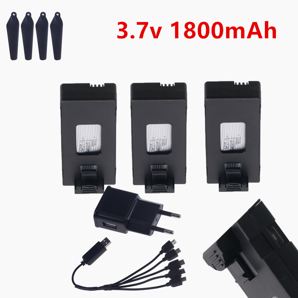 Rc Drone E88 - Rechargeable 3.7V Lipo Battery 1800mAh Or