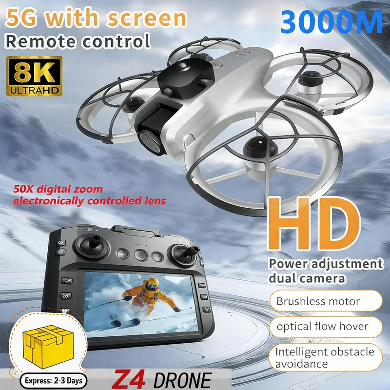 New MINI Z4 Drone 4K Professio - Drone Pro Rc Ufo 评论和价格