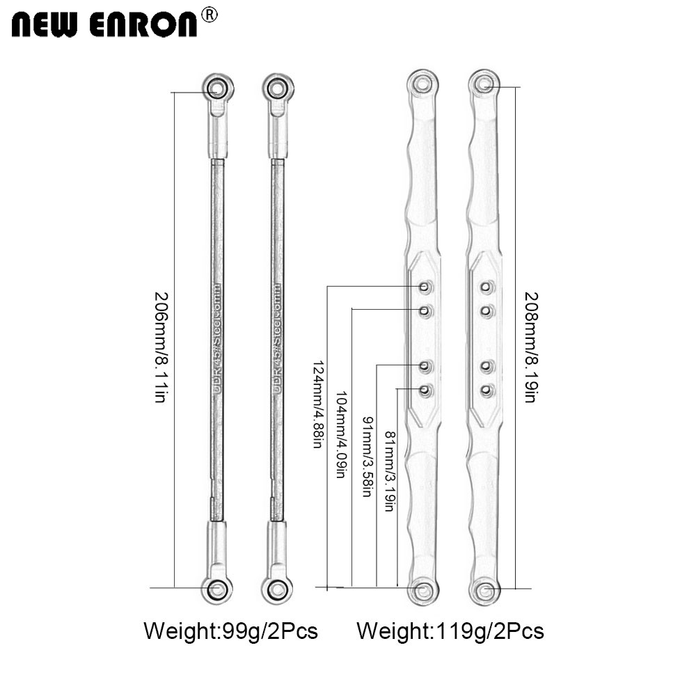 NEW ENRON Aluminum Alloy Rear  - Rc Suspension Arm 评论和价格