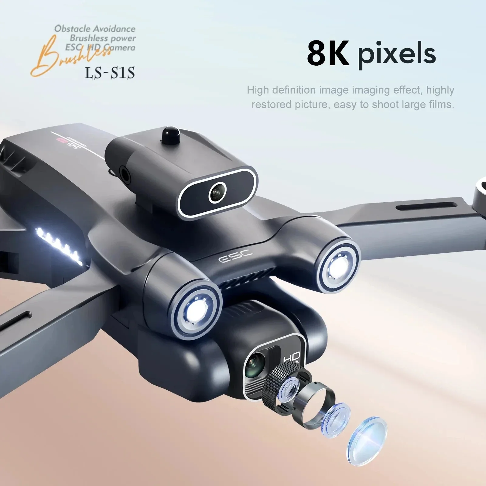 New S1S 5G GPS Drone Camera 8K - Drone Z 评论和价格