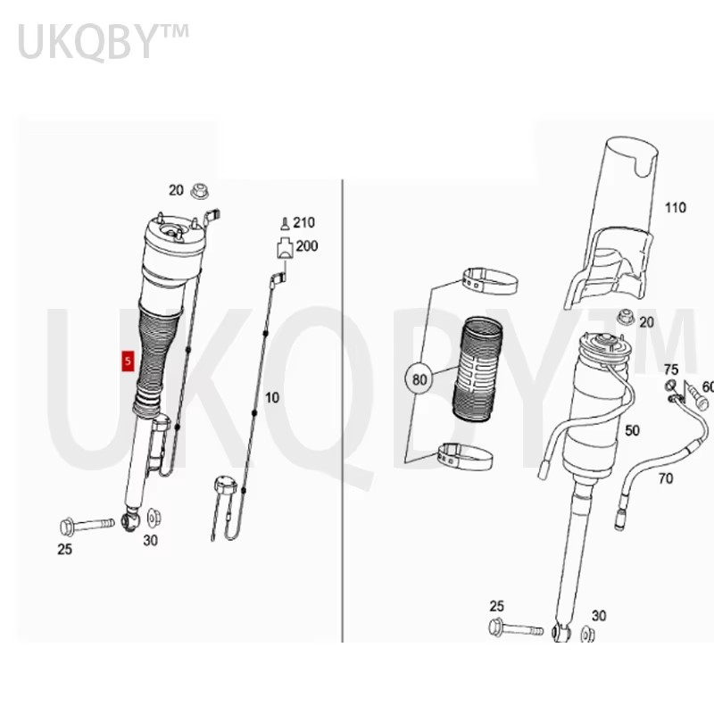 A2213205613 A2213205513 Suspen - Rc Suspension Arm 评论和价格