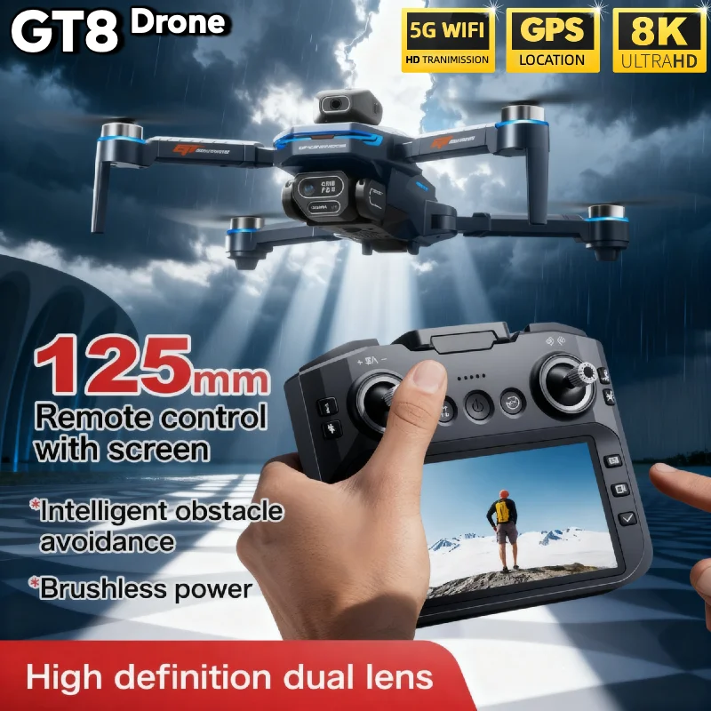 HOT For LSRC GT8 Drone 4K Prof - Rc Drone E88 评论和价格