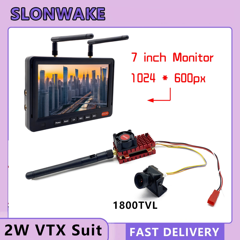 SLONWAKE 5.8G 2W VTX FPV 1800T - Drone Kf Rc 评论和价格