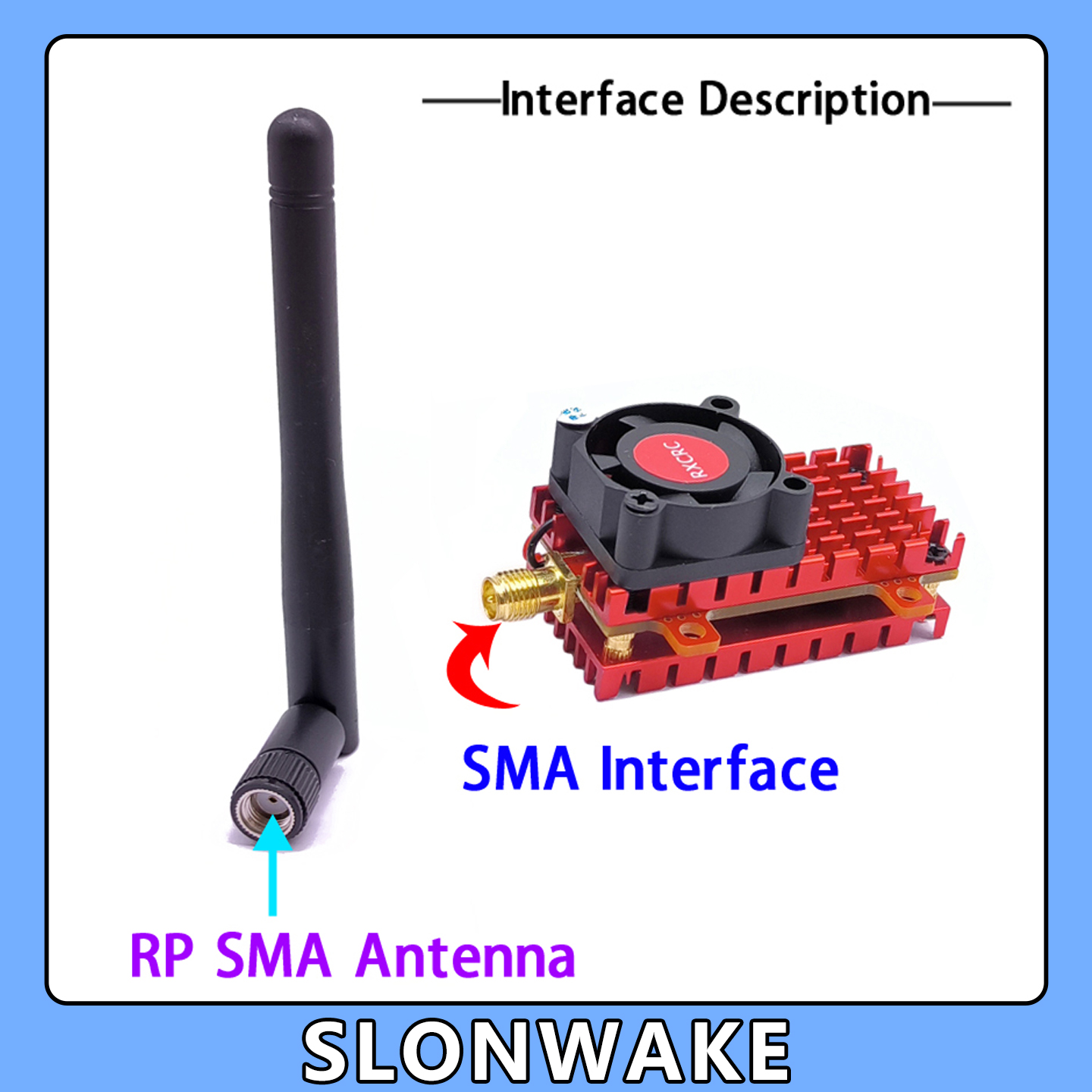 SLONWAKE 5.8G 2W VTX FPV 1800T - Drone Kf Rc 评论和价格