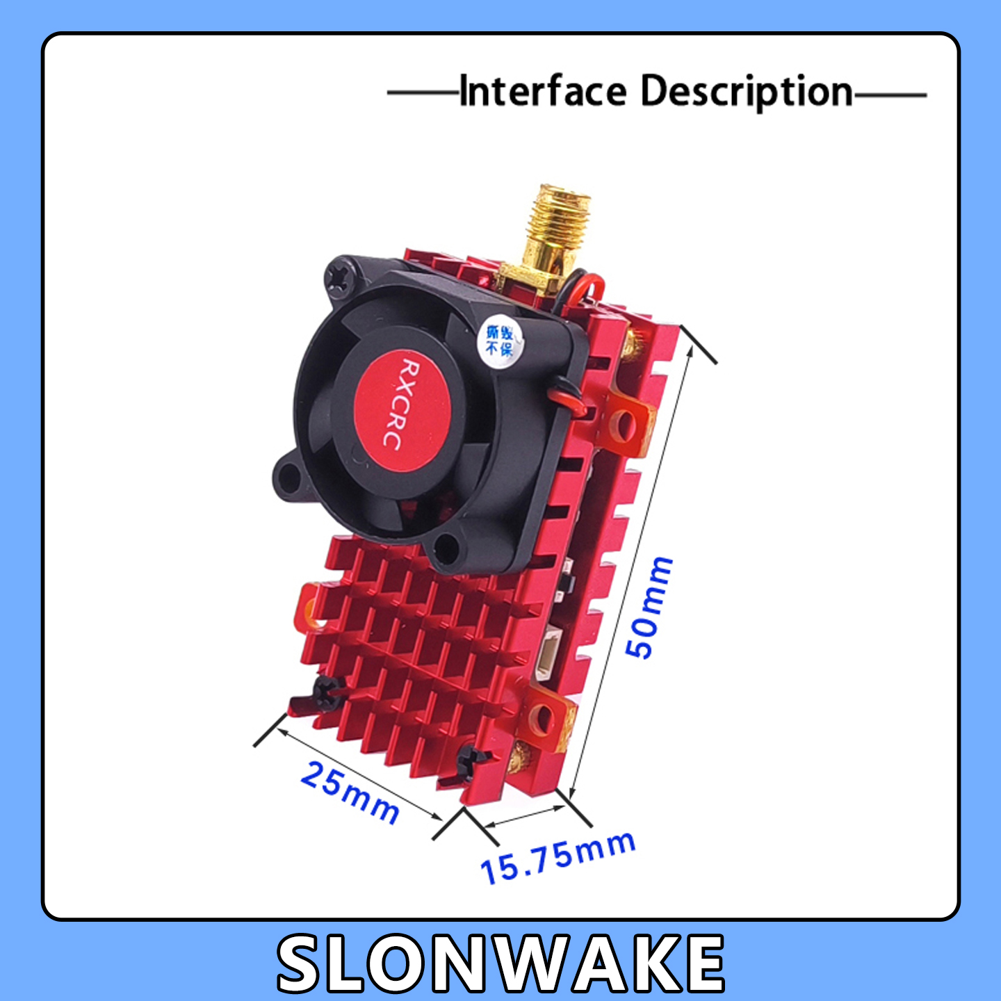SLONWAKE 5.8G 2W VTX FPV 1800T - Drone Kf Rc 评论和价格