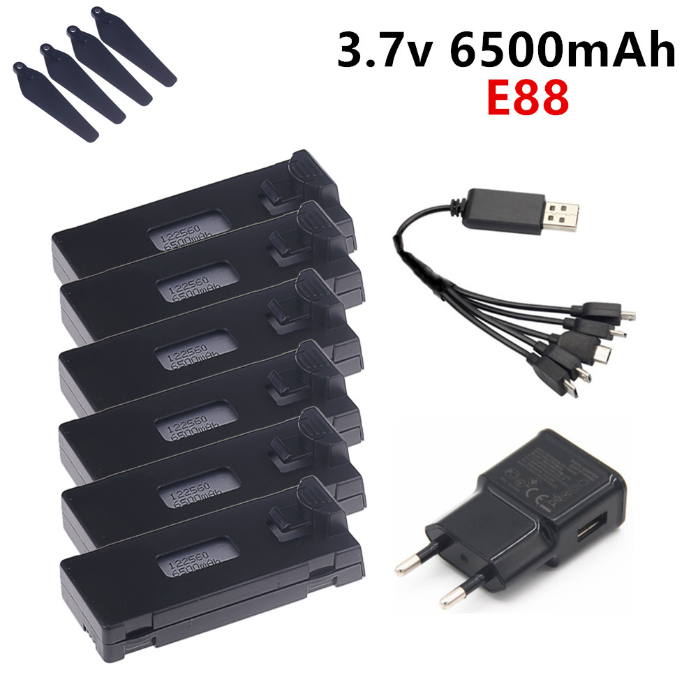 3.7V 6500mAh Lipo Battery For  - Rc Drone E88 评论和价格