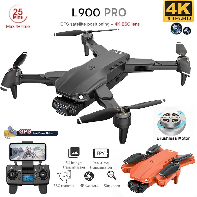 L900 Pro GPS Drone 4K Professi - Drone Kf Rc 评论和价格