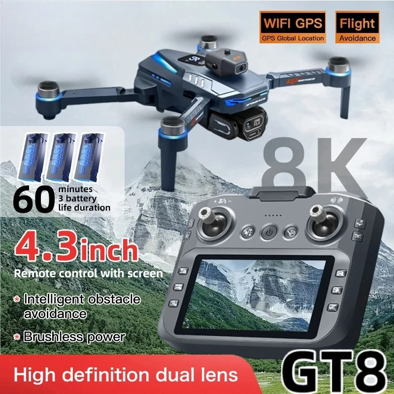Original GT8 Drone 8K Professi - Rc Drone E88 评论和价格