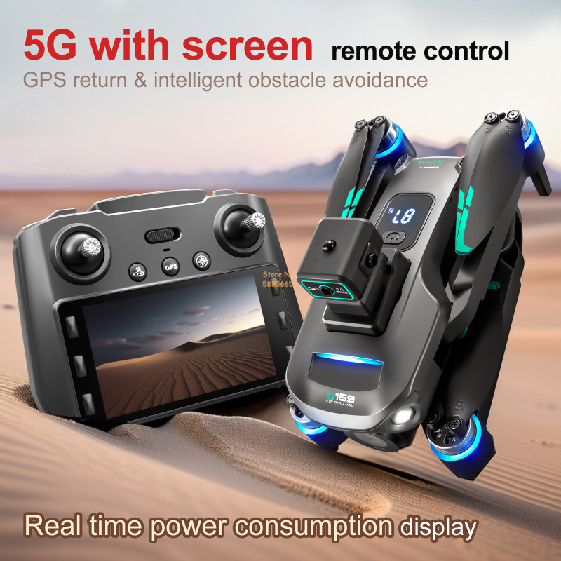 8K Dual Camera 5G WIFI FPV Rem - Drone Kf Rc 评论和价格