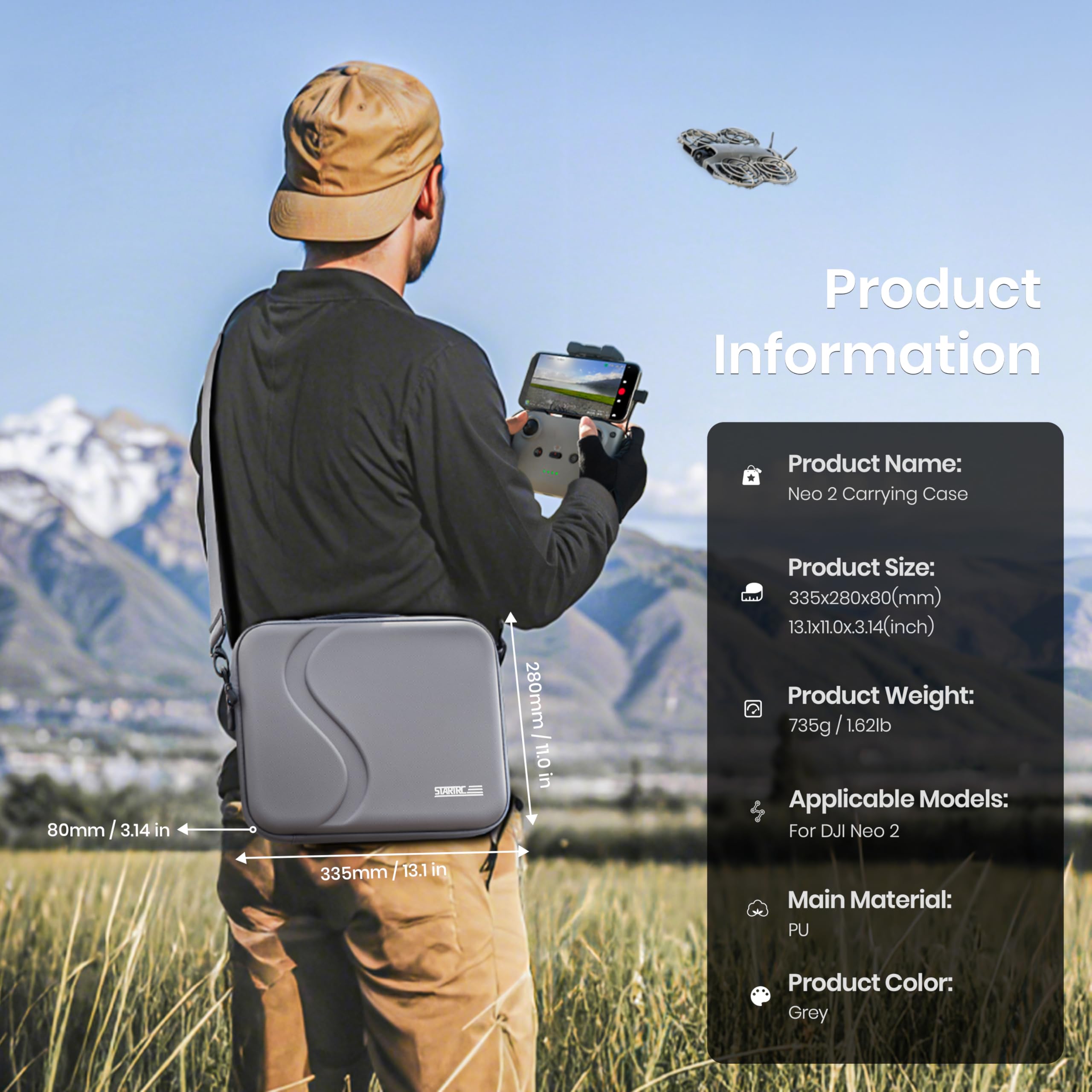Carrying Case for DJI Neo 2 Ac - Drone Neo Rc 评论和价格