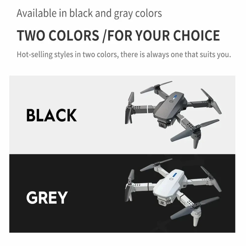 E88 Mini Drone 4K HD Camera Wi - Rc Drone E88 评论和价格