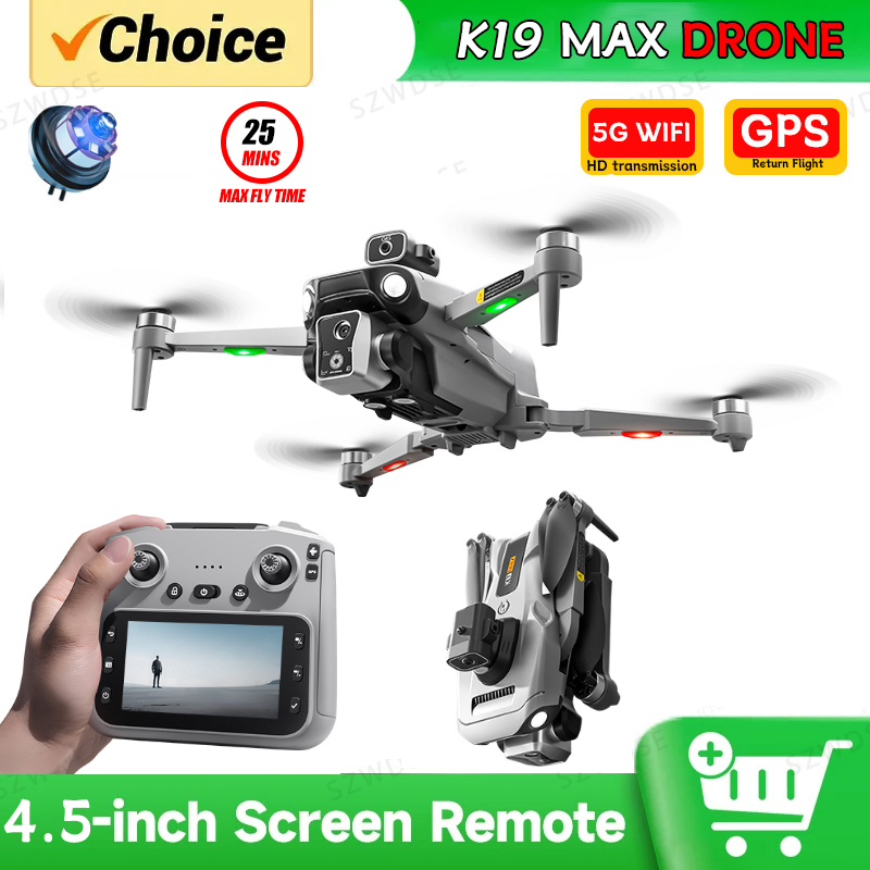 2026 K19 MAX GPS Drone Cam Fis - Fpv Camera Cmos 评论和价格