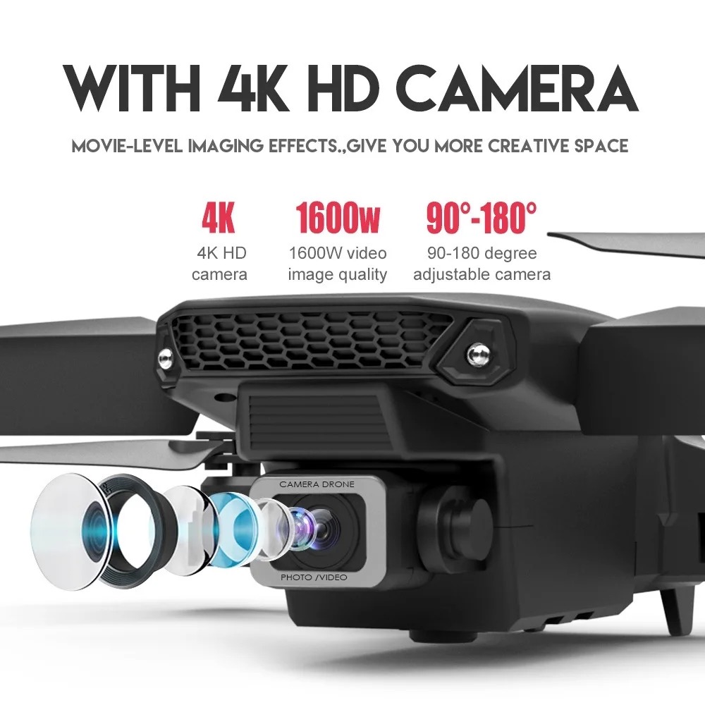 RC Drone New E88Pro 4K Profess - Rc Drone E88 评论和价格