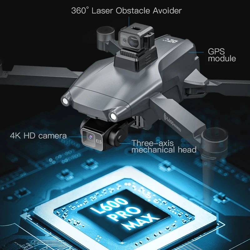 L600 PRO MAX GPS Drone Profess - Drone Kf Rc 评论和价格