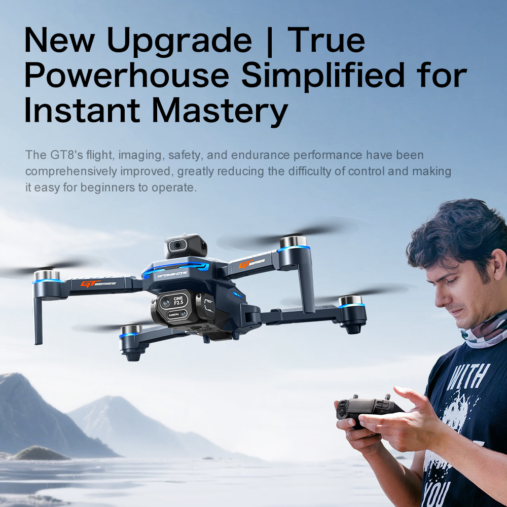 Original GT8 drone 8K HD dual  - Rc Drone E88 评论和价格