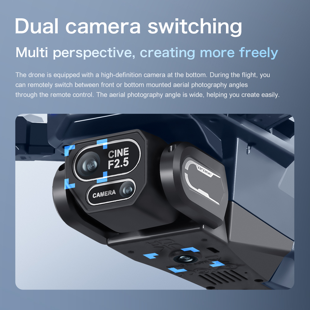 Original GT8 drone 8K HD dual  - Rc Drone E88 评论和价格