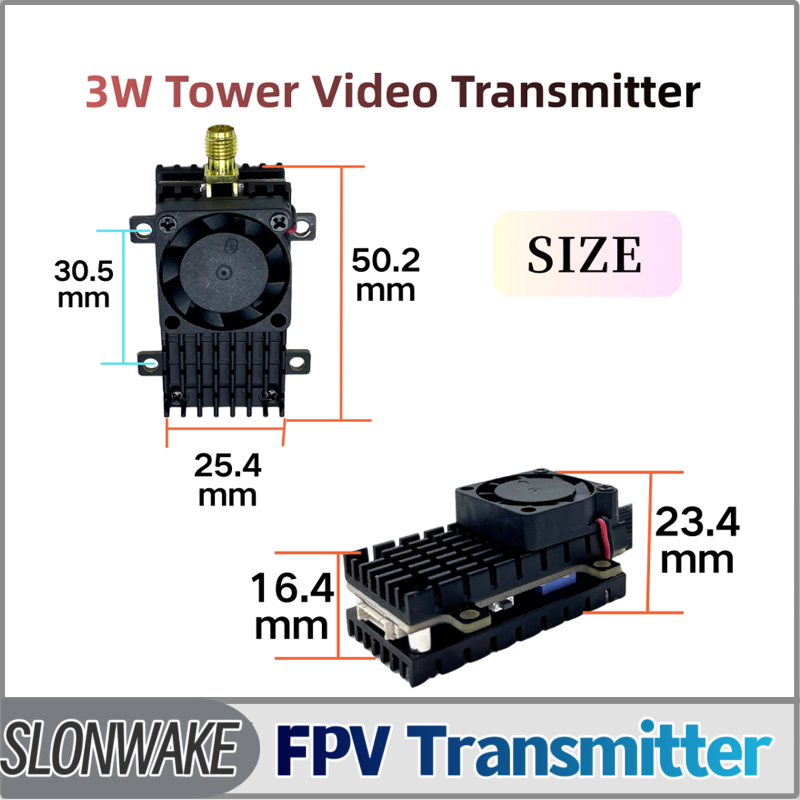 SLONWAKE 5.8G 3000mW Simulatio - Drone Rc Receiver And Transmitter 评论和价格