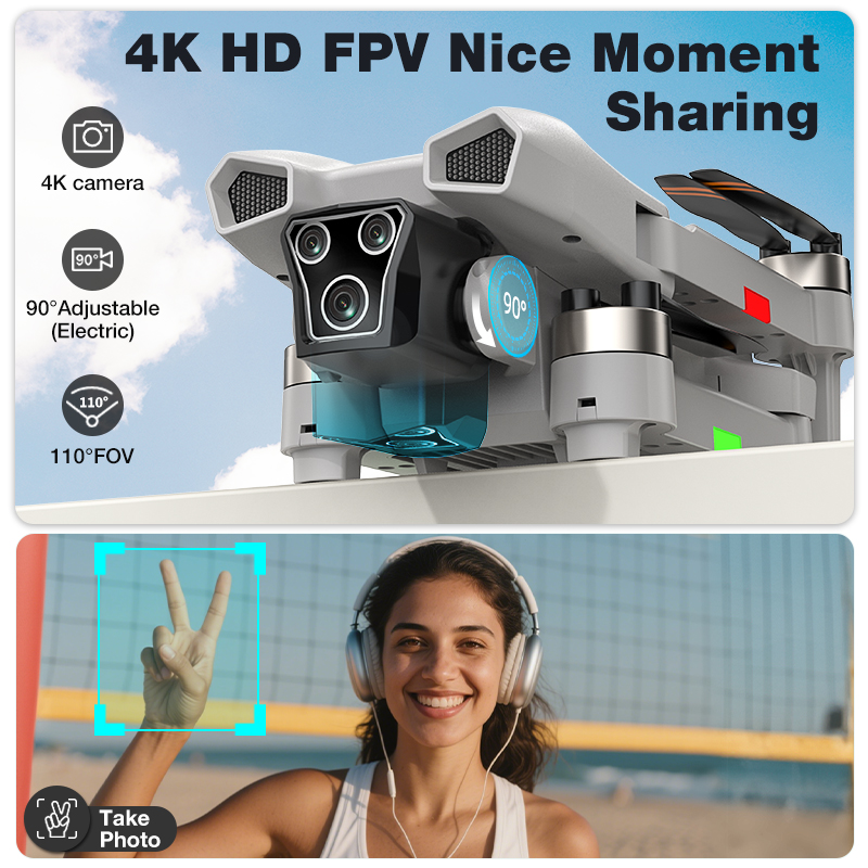 NEW Hot L017 Pro Drone Brushle - Drone Kf Rc 评论和价格
