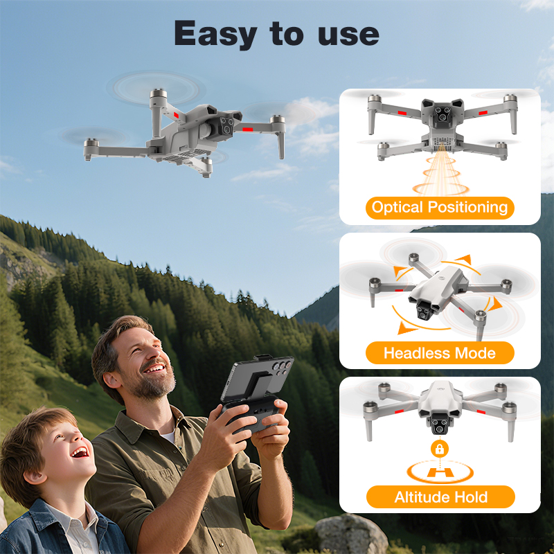 NEW Hot L017 Pro Drone Brushle - Drone Kf Rc 评论和价格