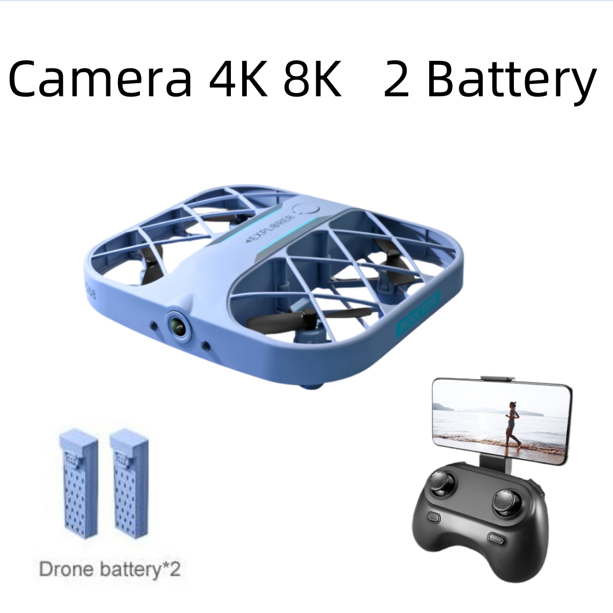 JJRC H107 FPV RC Drone with 2  - Drone Kf Rc 评论和价格